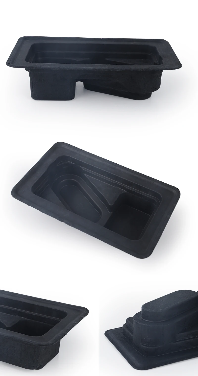 molded pulp packaging press inner packaging tray biodegradable recycled paper pulp tray