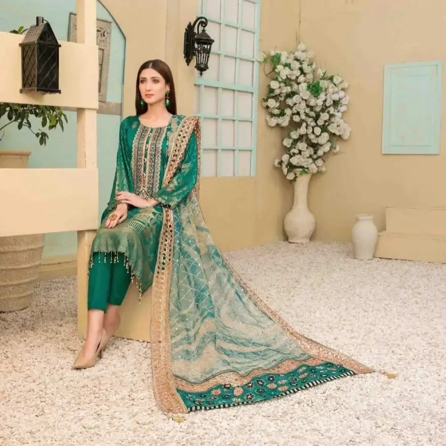 Pakistan wholesale shalwar kameez  piece Pakistani lawn suits   Shalwar kameez pakistani