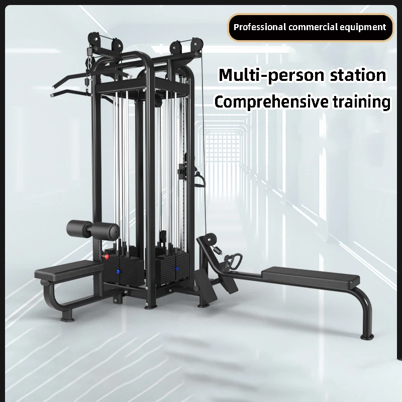 Commercial Custom commercial features Stack Gym weights Standard weight lifting multi training 8 multi stations