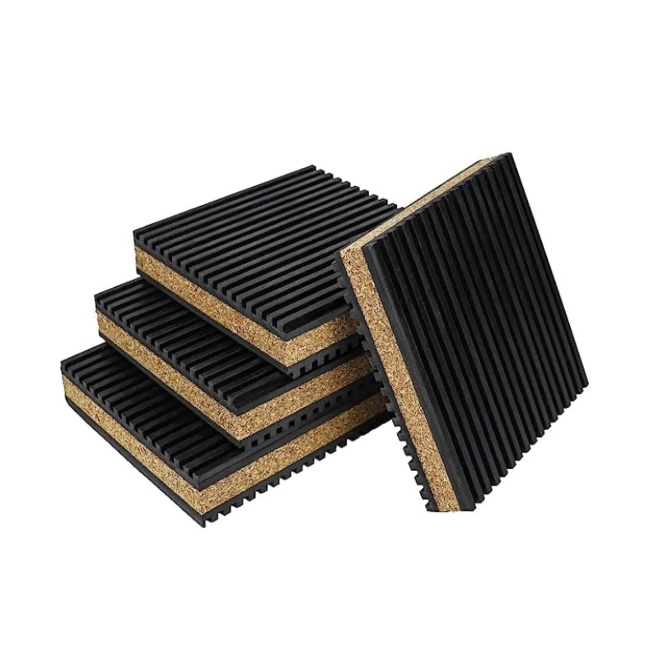Air Conditioner Accessory Anti Vibration Rubber Pads Cork Sandwich Vibration Isolation Pad Low Noise And Vibration Rubber Mat