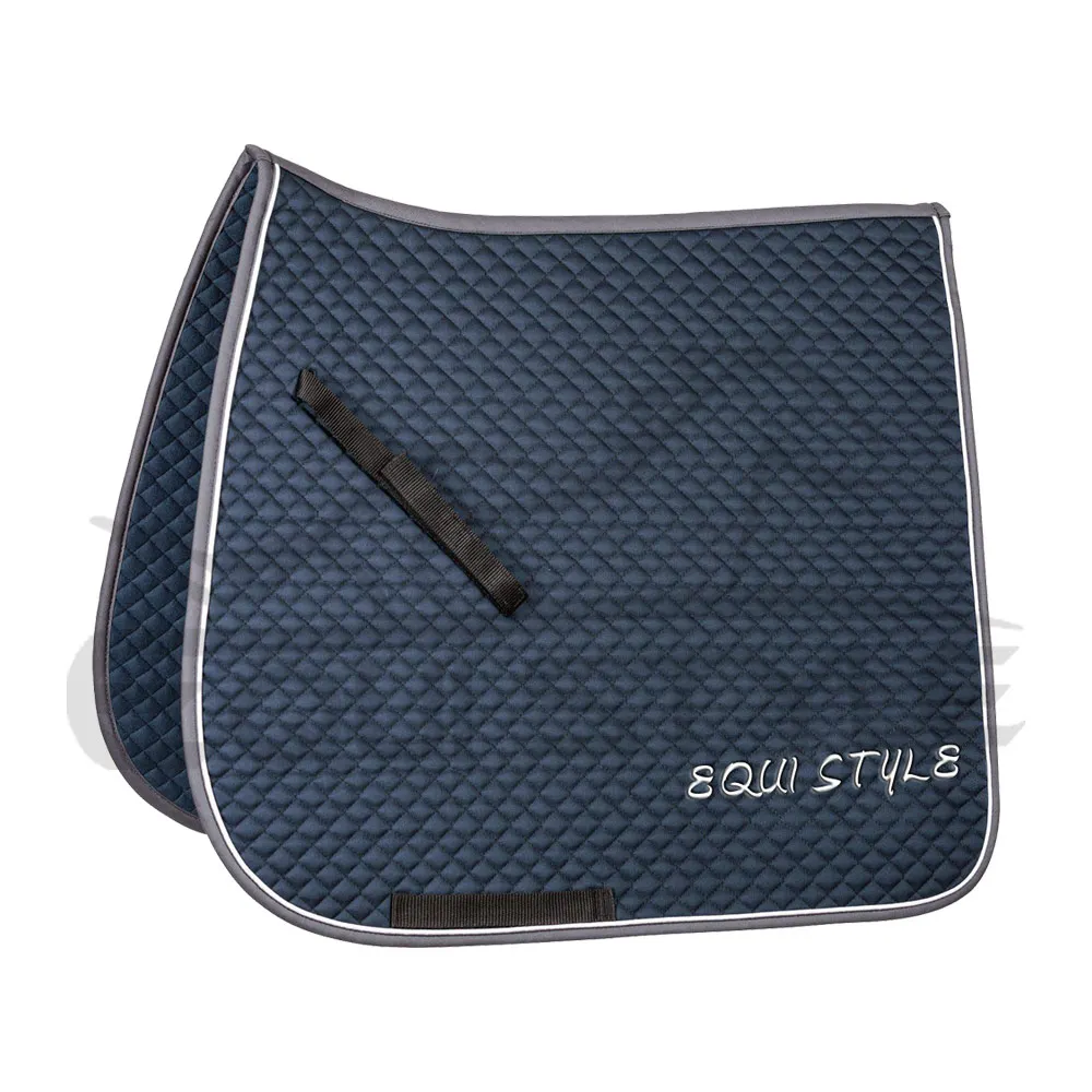 English Saddle Pads Quilted Foam Curve Style Equestrian Saddle Pad High Quality Customize Logo White Saddle Pads in Pakistan