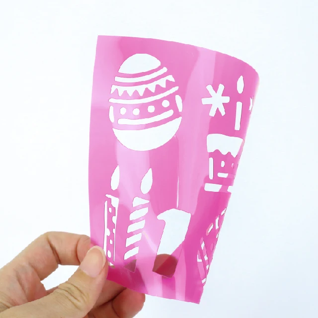 Custom reusable PET stencils kids stencil for painting