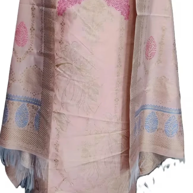 Handmade Luxurious Silk Scarves Adding a Touch of Elegance to Any Outfit silk shawls Fouta made in India.