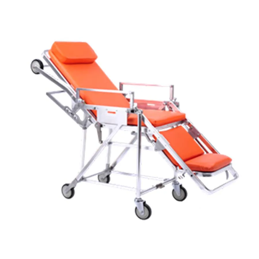 Lightweight Portable Medical Emergency Chair Stretcher Hospital Stretcher Bed Ambulance Firefighter Evacuation Stair Chair