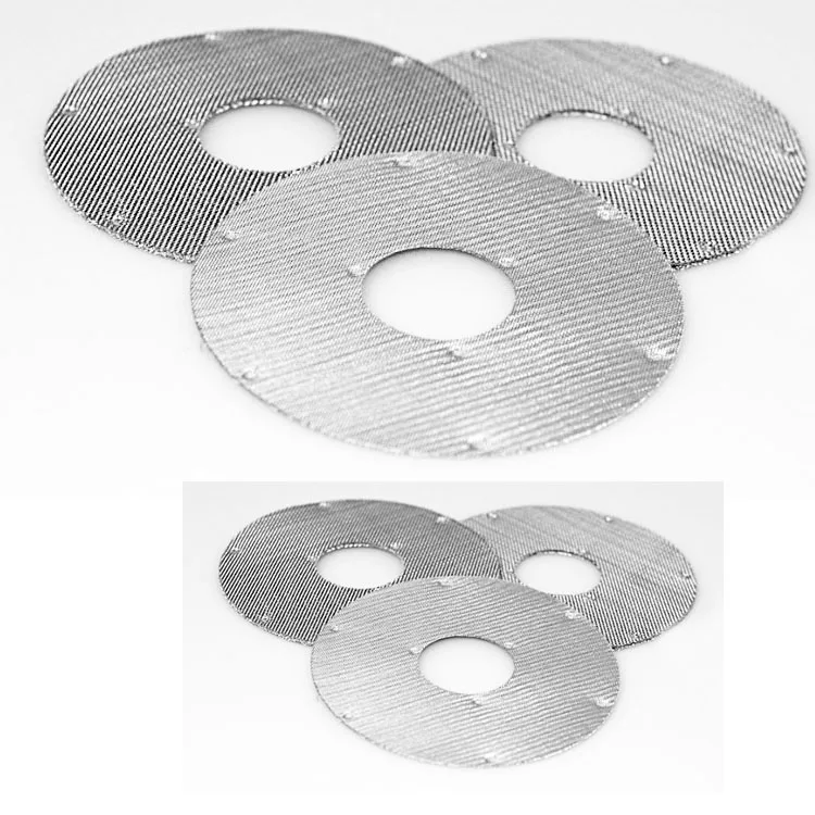 Production Single-Layer Multi-Layer Micro Metal Filter Stainless Steel Wire Mesh Screen Filter Discs