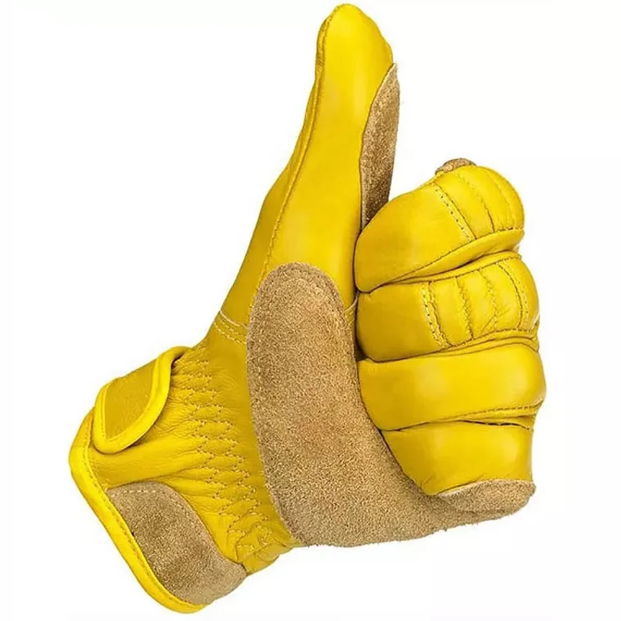 Hot sale Personal Protective Equipment cow split leather safety 707 working gloves