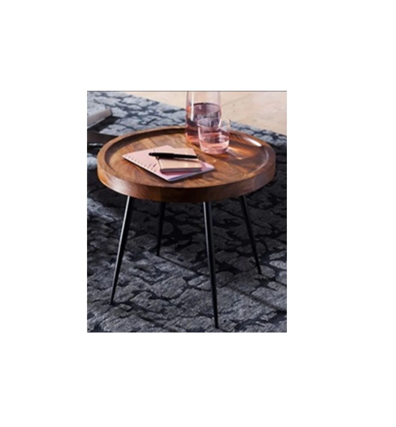 house decorative iron wooden table Coffee High Quality Metal Marble Round Side Table, Marble Side Table With Metal