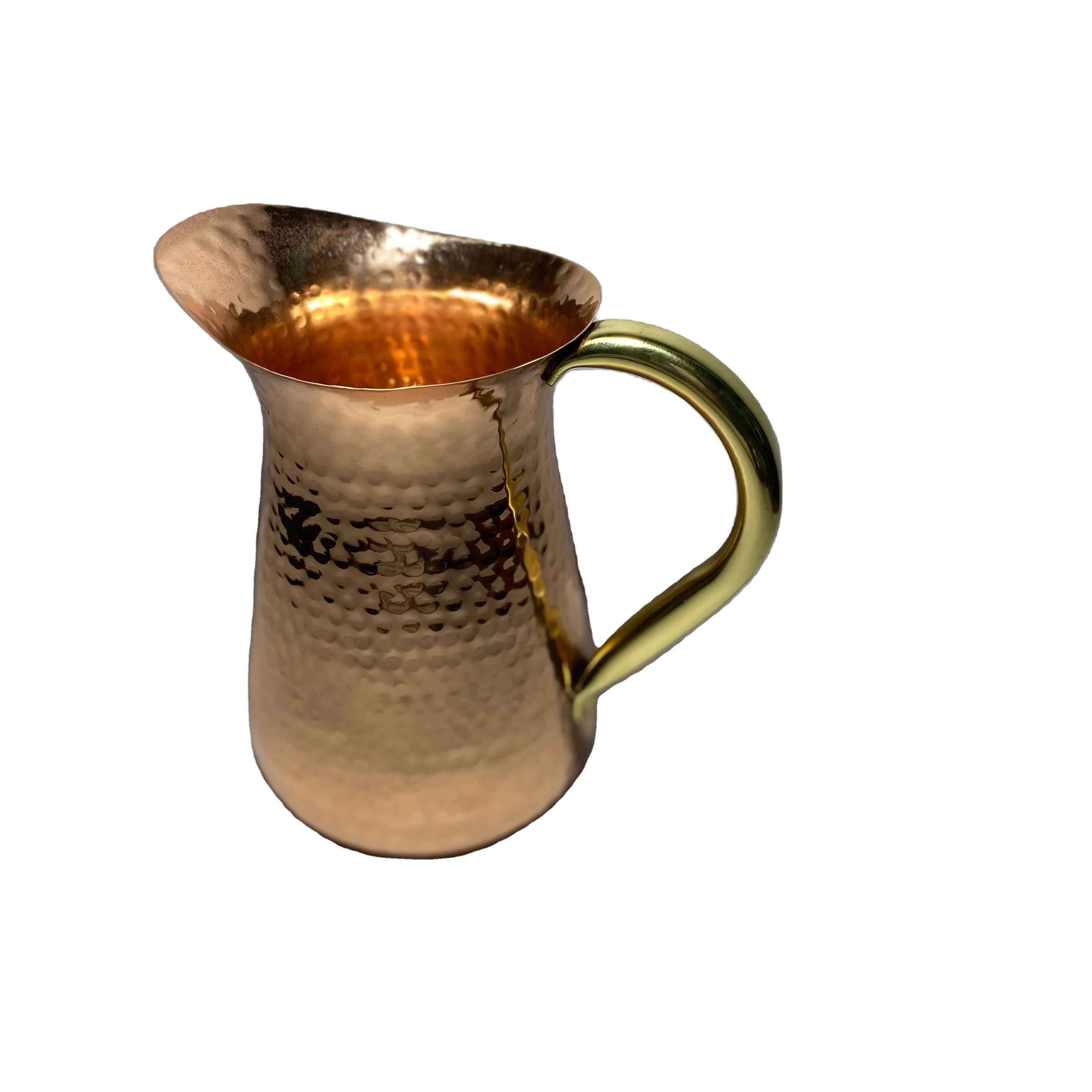 Best Quality Copper Jug With Brass Handle .
