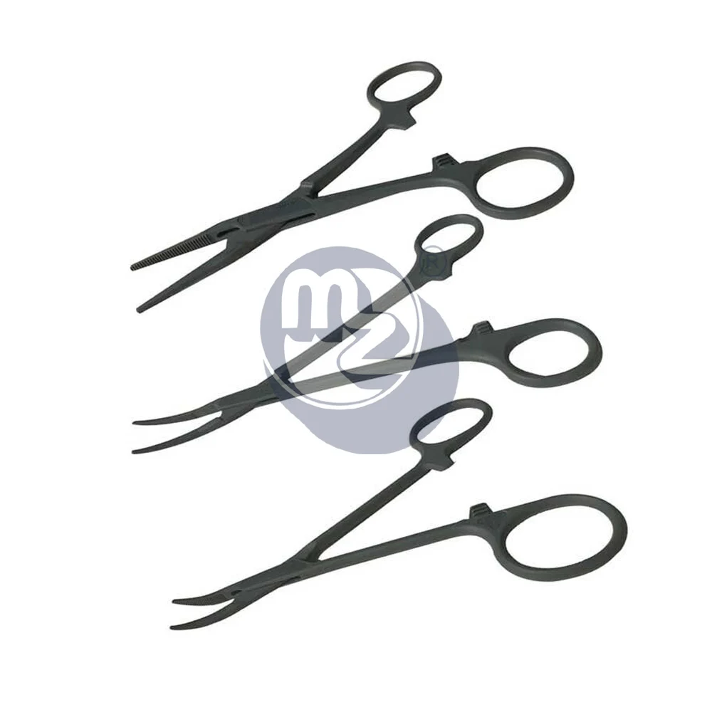 New Hot Selling Disposable Hemostatic Forceps Gynecological Curved Straight Tweezers Three Types Pakistan Made