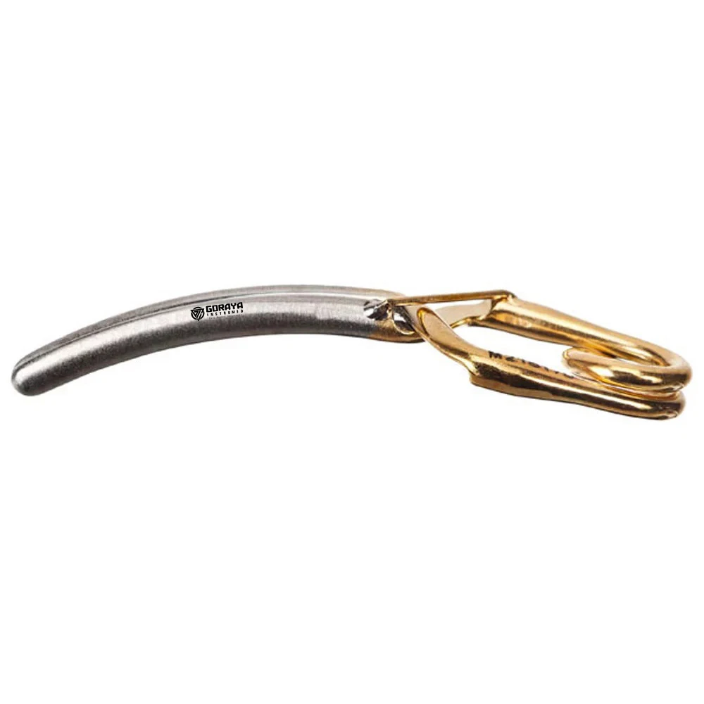 HOT SALE GORAYA GERMAN Yasargil-Type Occlusion Clip (Temporary) - 11mm Slightly Curved jaw, Stainless Steel CE ISO