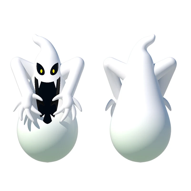 Trick Halloween Decoration Inflatable Ghost White Waterproof Oxford Cloth Customized Inflatable Halloween Monster
