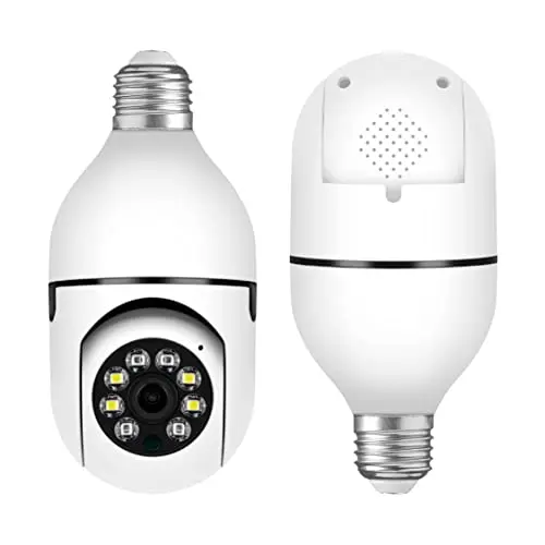 Led Bulb Camera- Panoramic Hidden Plastic Bulb Camera For Security light bulb for sale