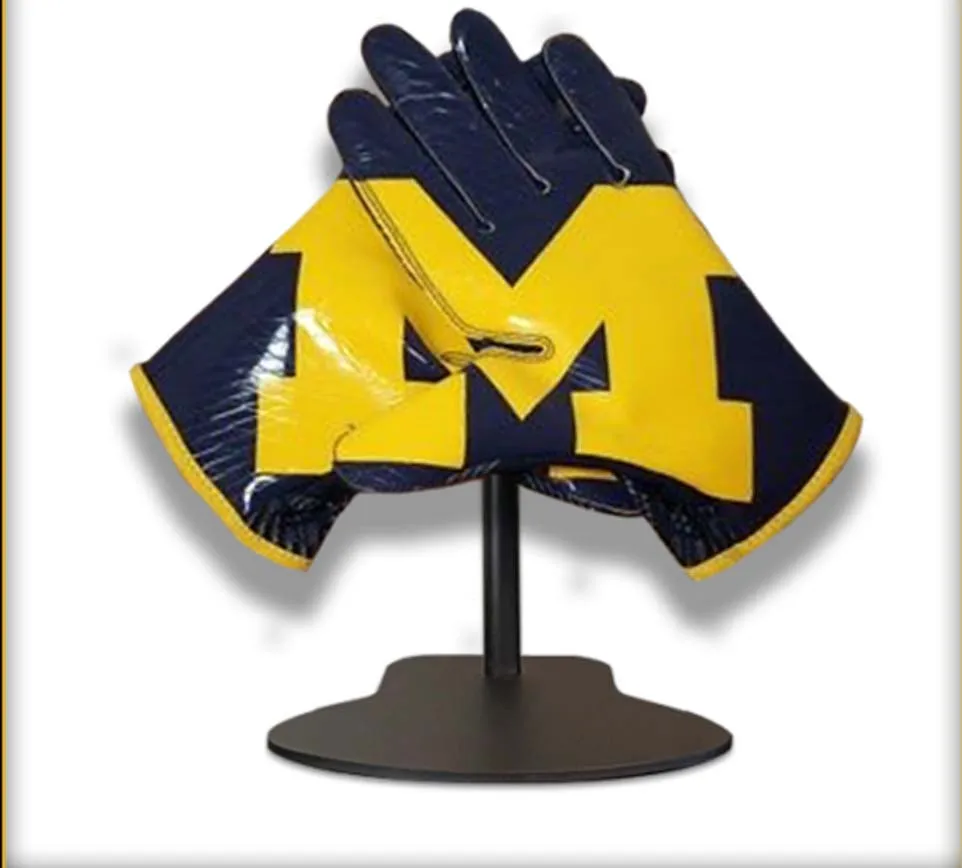 Manufacturer Supply! Best Material Silicon Non-Slip Adult Sizes Football Gloves Pro Rugby American Football Gloves