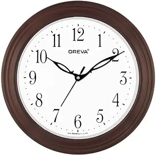 The Heritage World  Wooden Ship Wheel Wall Clock for Home and Office Decor Antique Style