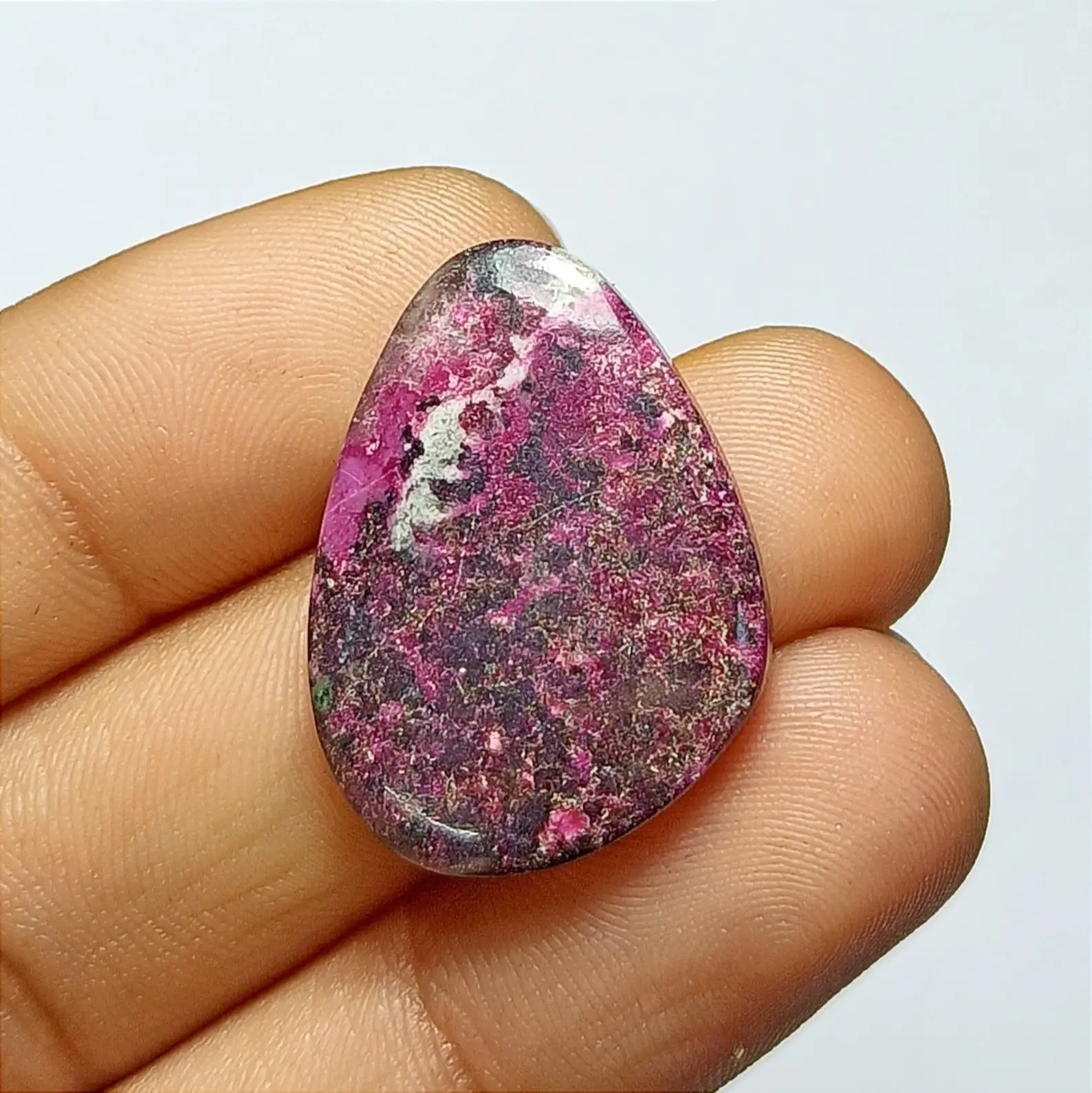 Natural Cobalt Calcite Loose Cabochon High Quality Cobalt Calcite Healing Gemstone For Jewelry Fancy Shape Loose Gemstone