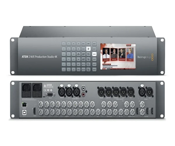 ORIGINAL NEW Blackmagics Design ATEM 4 M/E Broadcast Studio 4K 20 Input 12G-SDI Live Production Switcher