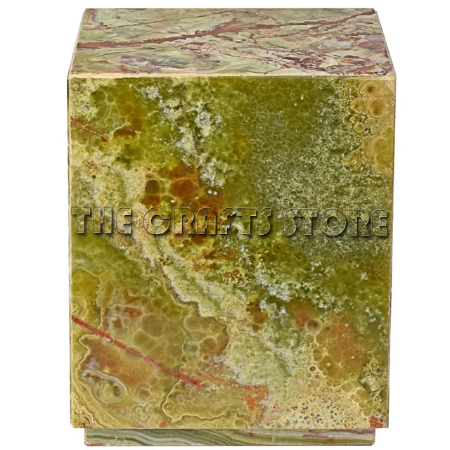 Cheap Marble and Onyx Natural Stone Assorted Medium Tower  Hand Crafted Cremation Urns For Holding Human & Pet Ashes