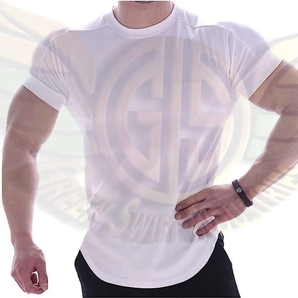 High Quality Gym Bodybuilding Running Sports Workout Gym Men tank Top Gym Tshirt by GREEN SWIFT INDUSTRIES