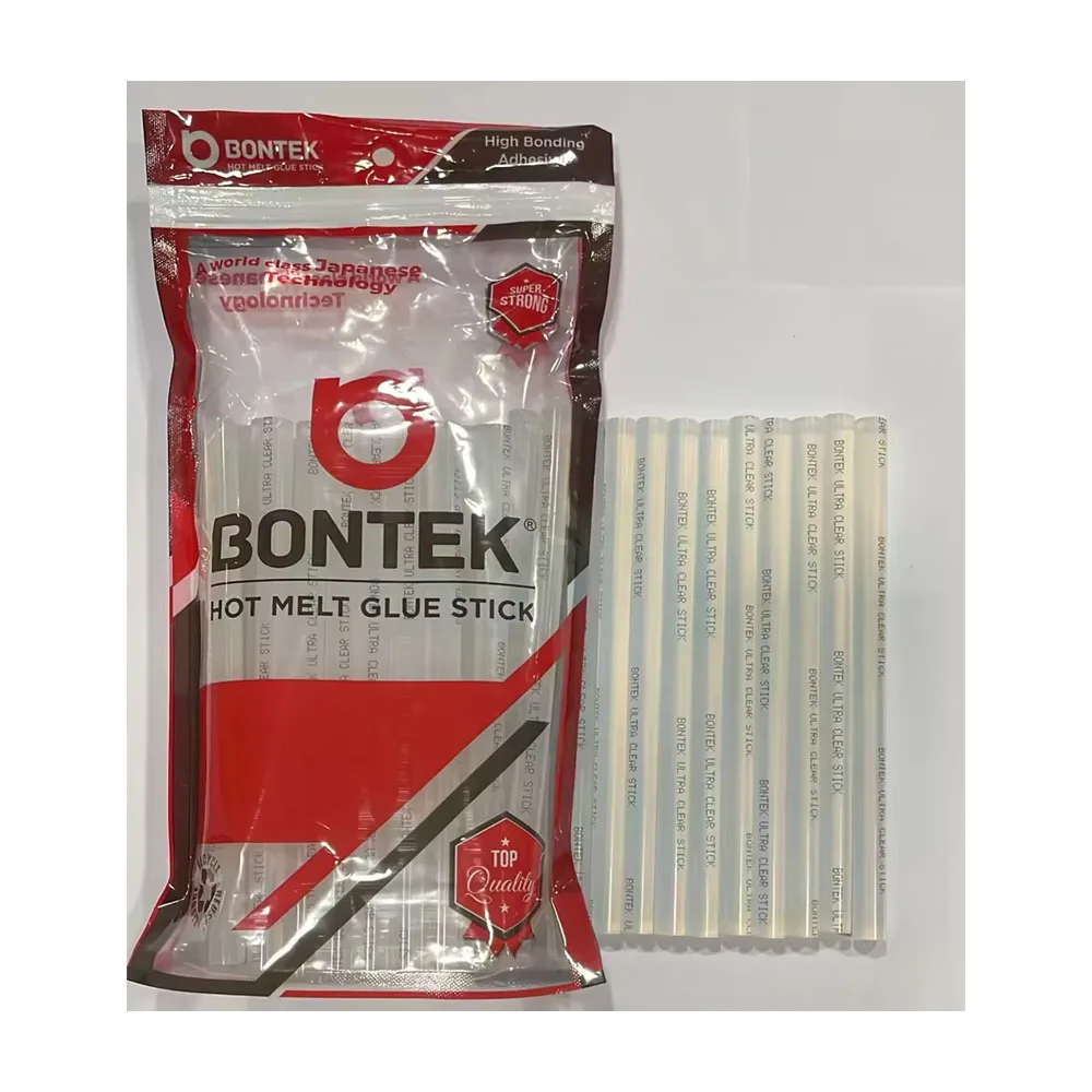 Высококачественный термоплавкий клей Bontek ультрапрозрачный 11 мм Диаметр Связки древесный картон драгоценный камень пенопласт главным образом EVA пластиковая Резина