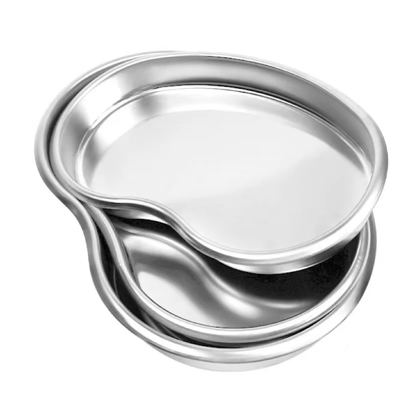 Surgical Dental Stainless Steel Hollow ware Kidney Dish Tray, Curved Shape Kidney Dish Tray Basin Stainless Steel Surgical Trays