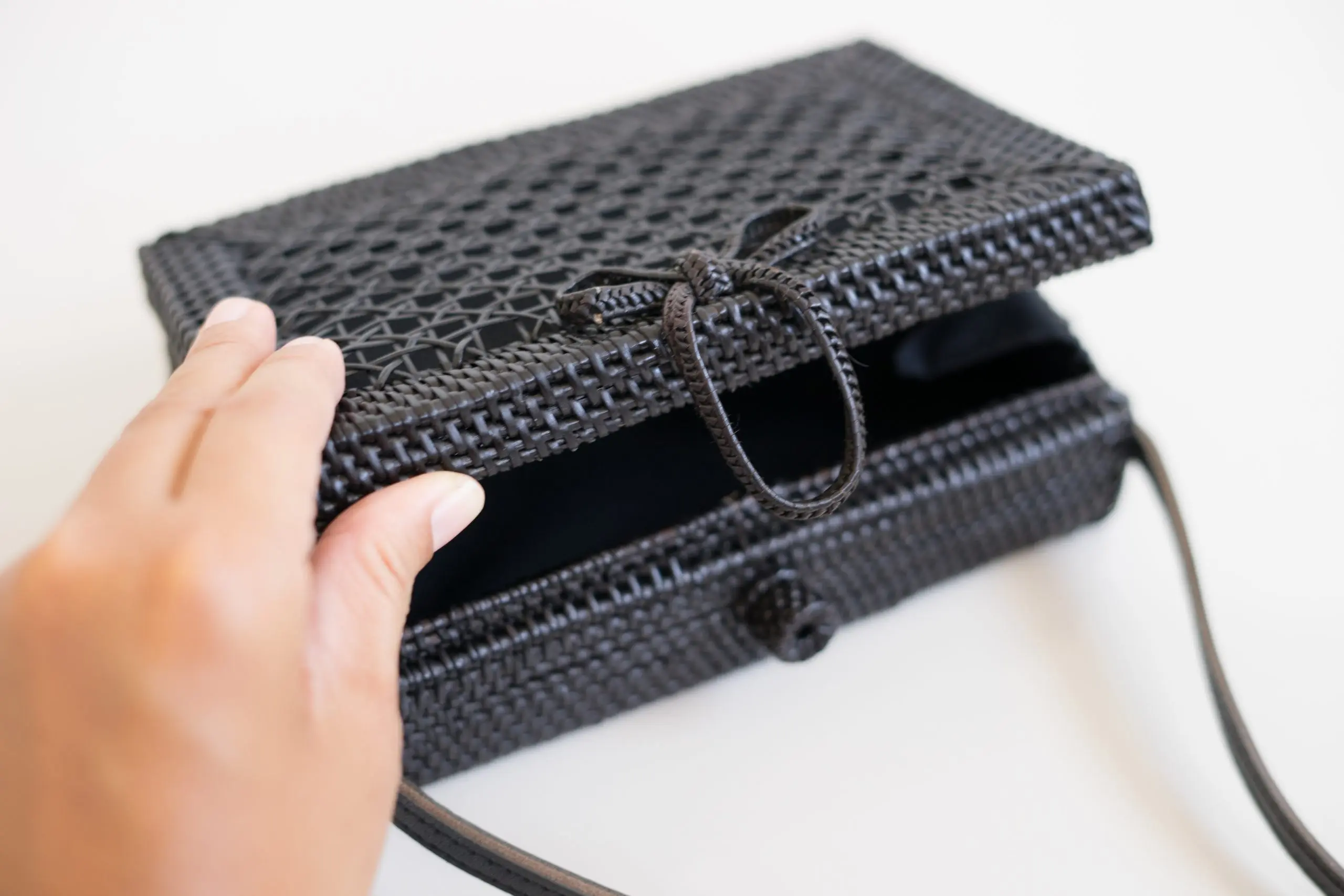 Best deal new collection summer shopper rattan bag women brown fashion woven rattan bag from Vietnam