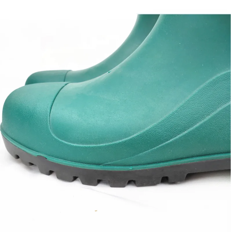 CE black steel toe rain boots steel toe safety boots waterproof  factory  puncture proof