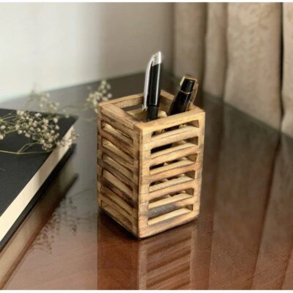 Desktop Organizer For Office Supplies Black Marble Pen Holder Premium Quality Natural Marble Pen Pencil Holder