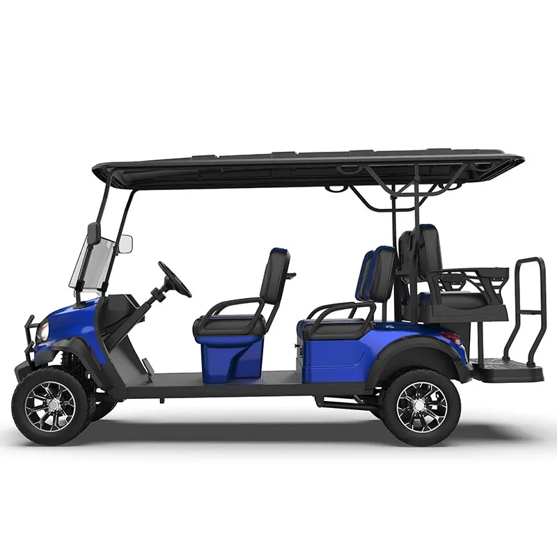 ODM Service for Exclusive Brand Agent Max 72V 6.5KW AC System Lithium Battery 2/4/6/8 Seater Off Road Electric Golf Cart