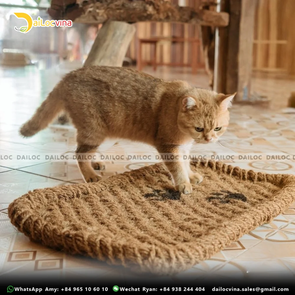 COCONUT COIR DOORMAT USED FOR PREVENTING SLIPPING KEEP DIRT INSIDE