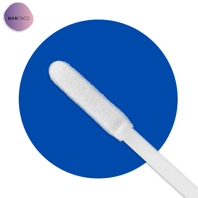 CE Disposable Breakable Sampling Swab DNA Influenza Detection Sponge Oropharyngeal Sterile Swab For Epidemic Virus Sampling