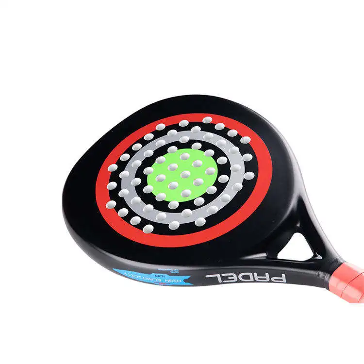 Round Shaped Sublimated Paddle Tennis Rackets EVA Professional Competition Graphite custom head Padel Racket