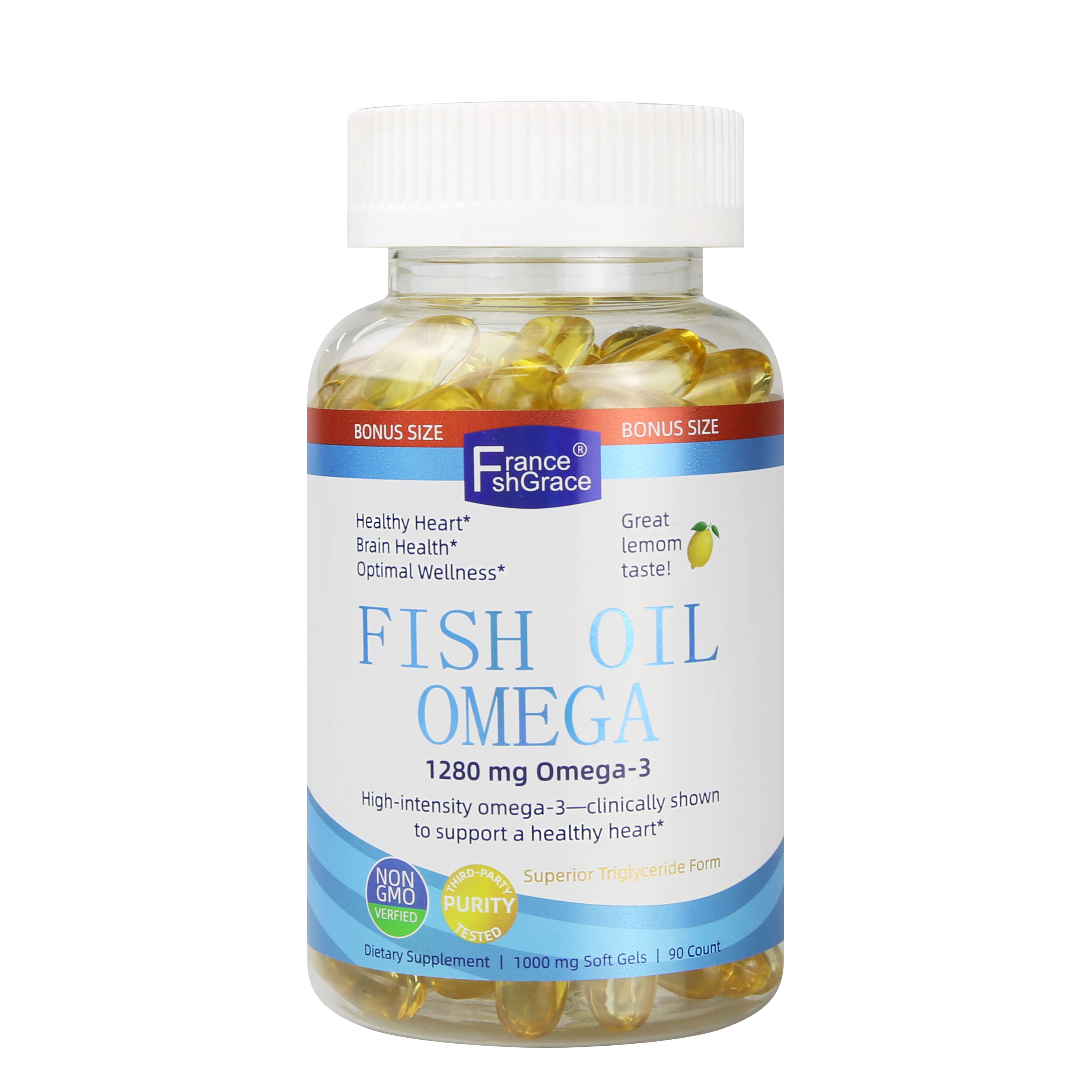Factories Omega 3 Fish Oil Capsules With High Dha/Epa 80-10 Tg 1000mg Liquid Deep Sea
