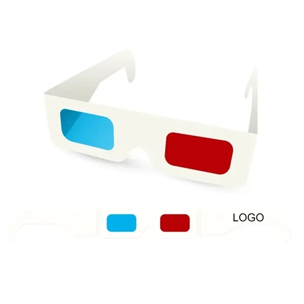 Anaglyph 3D Paper Glasses Lightweight and Affordable Eyewear for Viewing 3D Movies and Images Lightweight Design