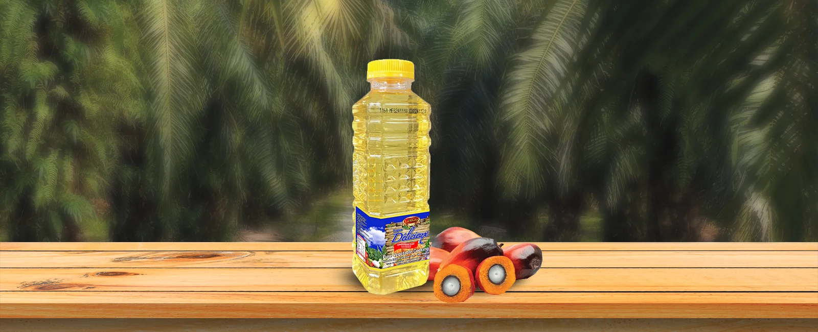 Super Delicieux Cooking Oil 250 ML, Made of 100% Palm Oil, very good for Frying
