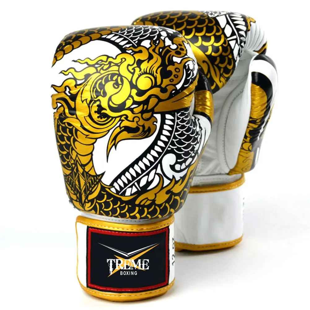 Custom Designed Professional Boxing Training Gloves Real Leather with 8oz and 12oz Sizes Custom Logo