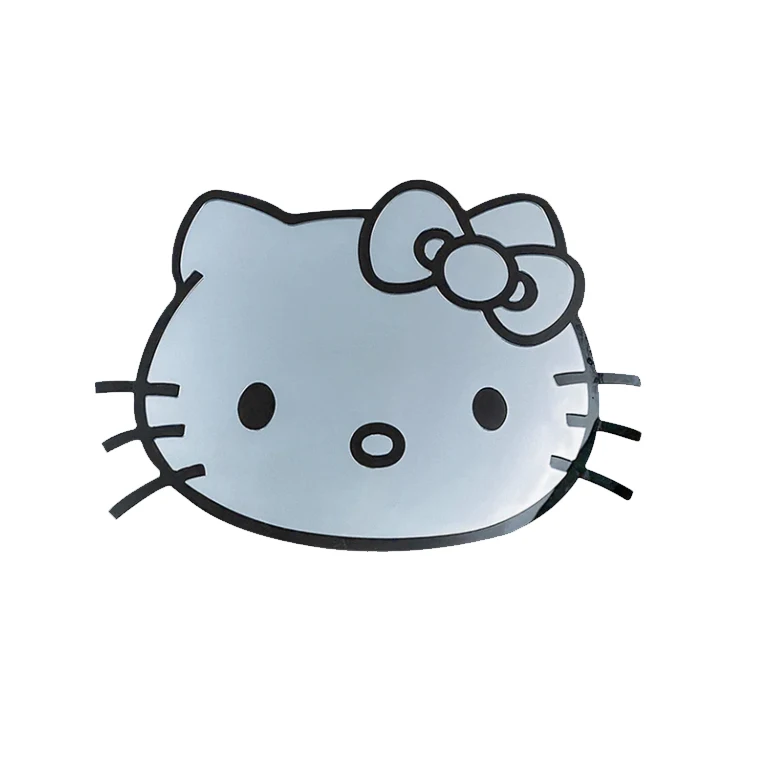 Hello Kitty Vanity Mirror Black Border Acrylic Mirror Wall Hell Kitty Mirror