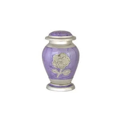 Human Adult Ashes Keepsake Memorial Cremation Urns For Antique Finishing Metal Urns aluminium Metal Cremation Urns