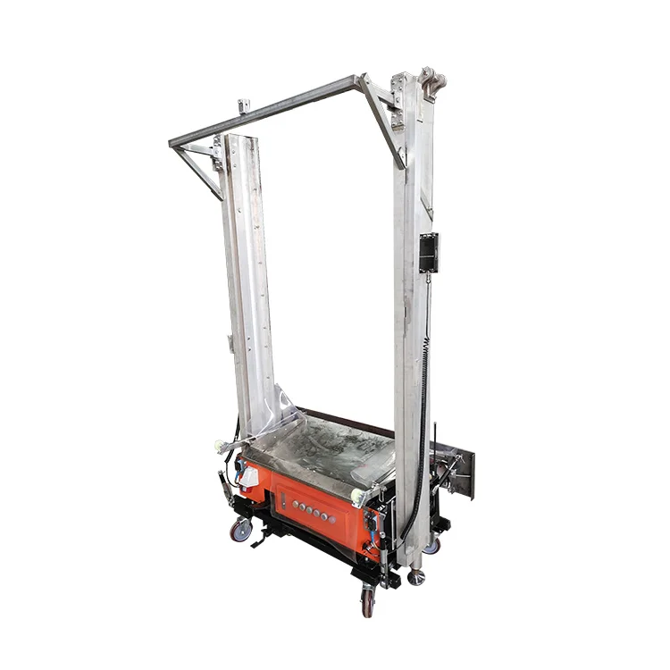Stainless Steel Plastering Plaster Auto Blocks Wall Rendering Machine