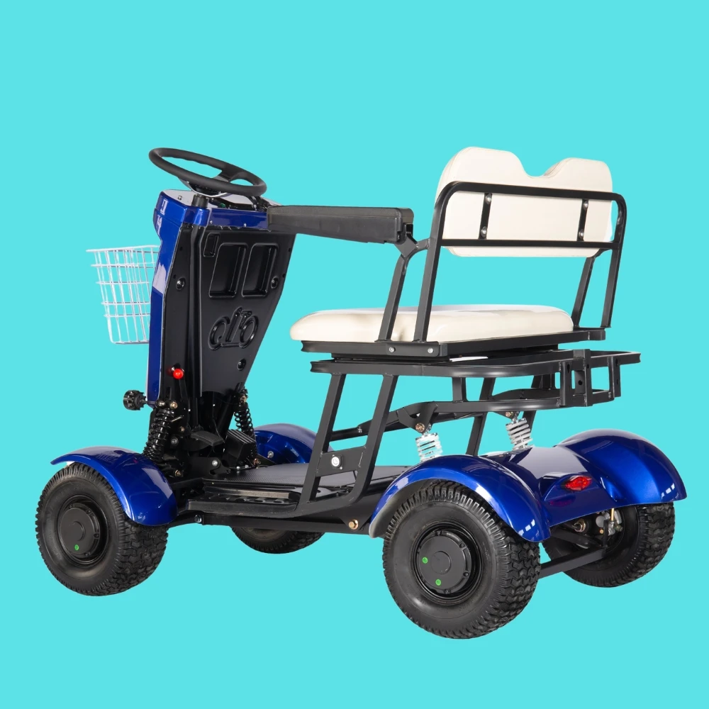 (Golf01) 3200W 4 Motor 4 Wheel All Wheel Drive Elderly Mobility E Scooter Golf Kart Golf Equipment
