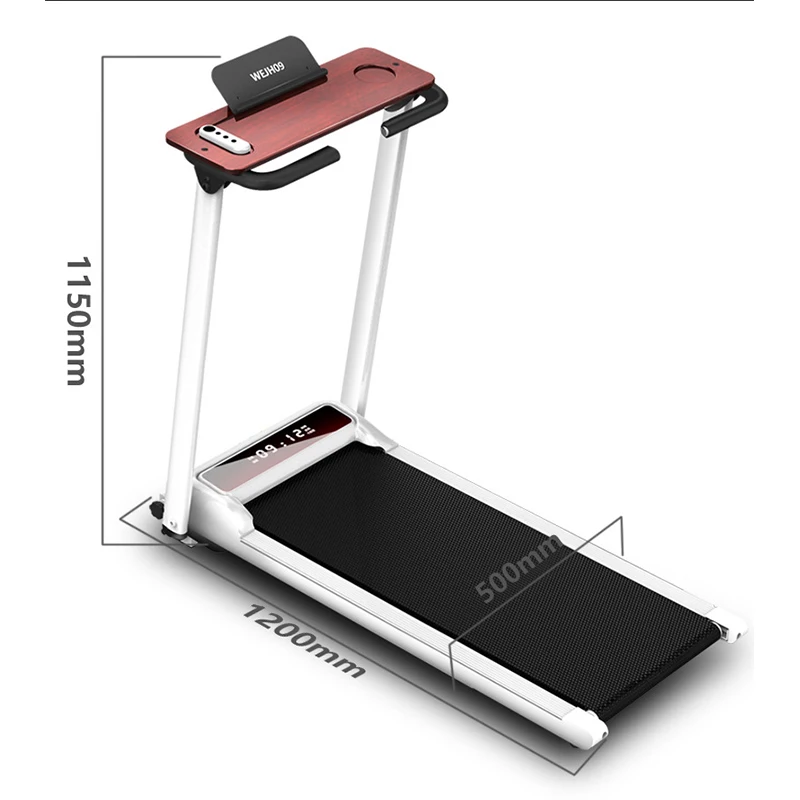 Foldable Fitness Treadmill Home Folding Running Machine Multifunctional Electric Walking Machine