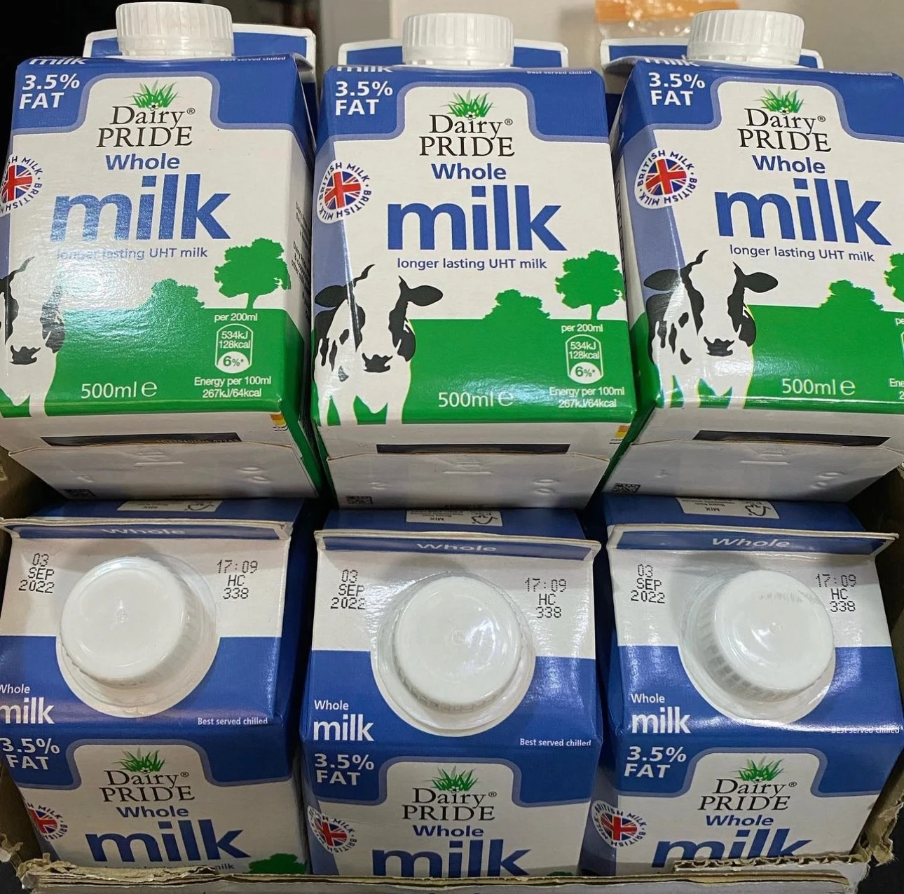 Huge Demand Hot Selling Green Garden 3.5% UHT Whole Milk 1L with Screw Opener From The Alpin Mountains UHT milk For Sale