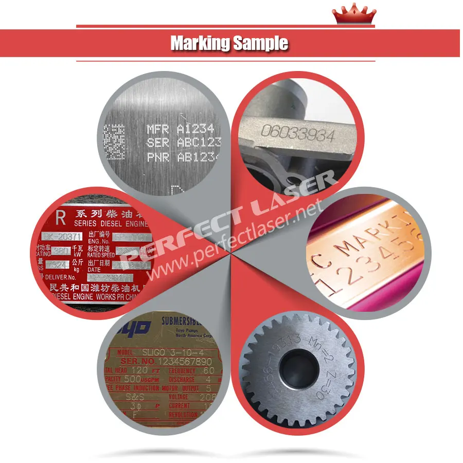 Perfect Laser Desktop Smart LCD Touch Screen Nameplate Engraver Car Body Sheet Metal Part Dot Pin Pneumatic Flat Marking Machine