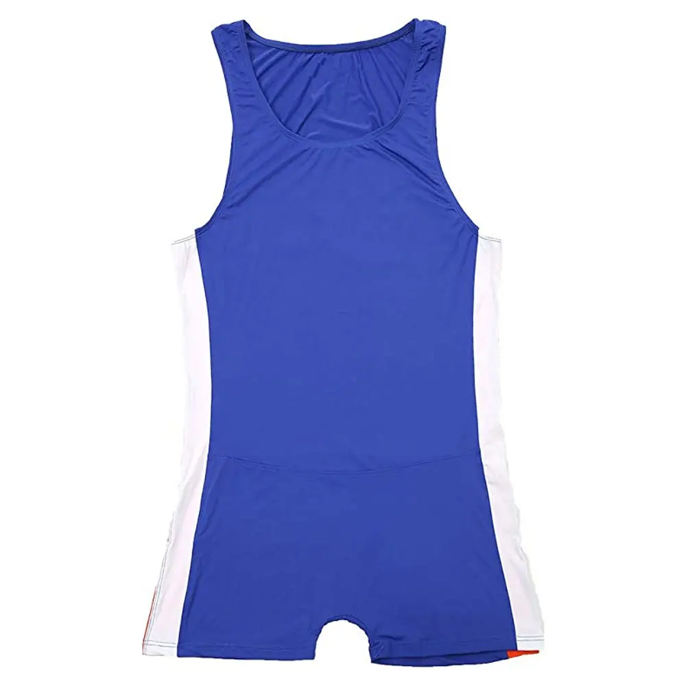 Hot sale high elasticity clothes Custom printed Colors Plain Wrestling Singlet wrestling clothes high quality men singlet
