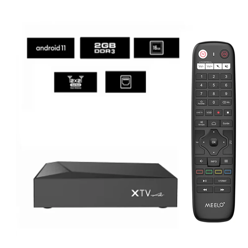 2024 Xtv Air новейшая модель TV Box 4K плеер Android 11 2 Гб ОЗУ 16 ROM 5g двойной Wi-Fi приставка с Livego IPTV тест