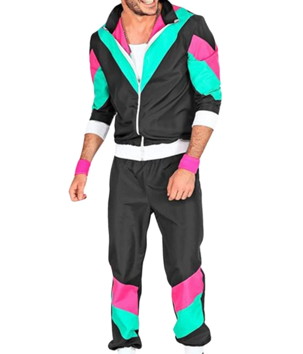 Custom Mens Clothing Plus Size Tracksuits Custom Logo Men Windbreaker Tracksuit Cycling For Men