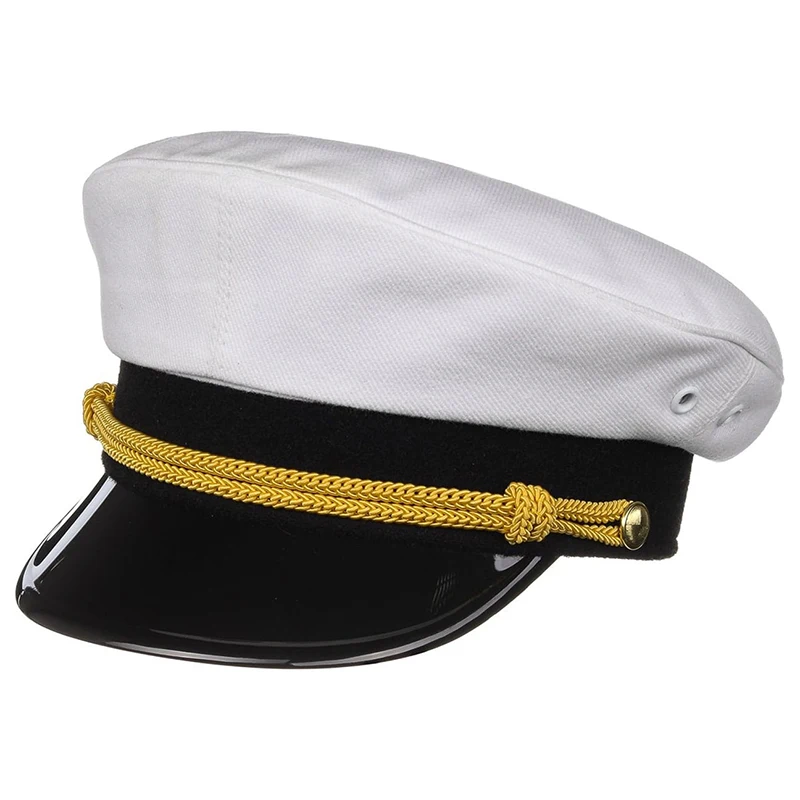 Wholesale OEM Customized Logo Dark Uniform Navy Cap For Hot Sell Cheap Navy Cap Hat Wholesale Transport Conductor Navy Cap Hat