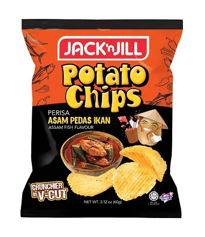 Top Sales Lower Price Hard Texture 3kg Weight Hot Spicy Flavor Fried Potato Chips Origin Vegetables Bag Packaging
