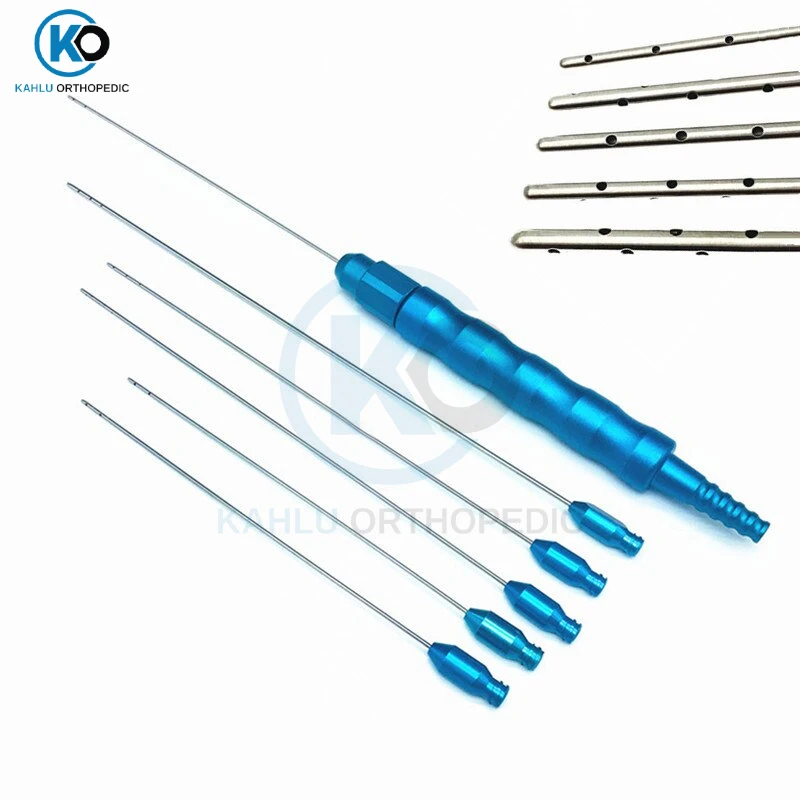 Liposuction Cannulas Water Injector Infiltration Cannulas Set Fat Aspiration Needles Liposuction Tools By KAHLU ORTHOPEDIC