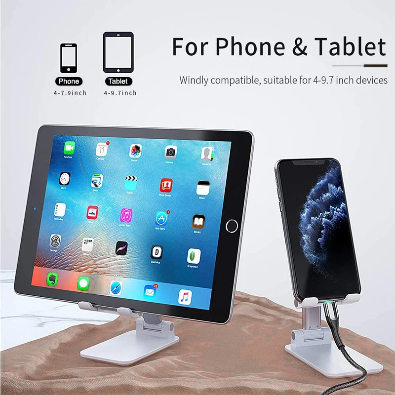 Универсальный Настольный держатель для мобильного телефона Подставка Iphone Ipad Регулируемый планшет складной стол сотовый телефон