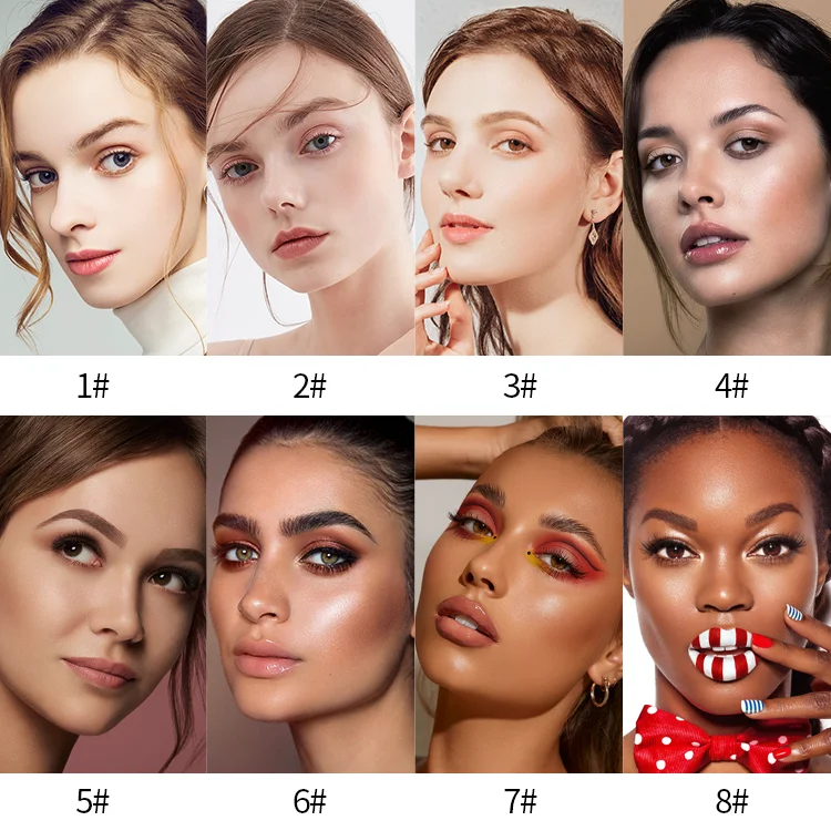 Custom Private Label Double Wear Cosmetics Dark skin Organic Vegan Matte New Cream Foundation